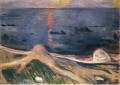 das Geheimnis einer Sommernacht 1892 Edvard Munch